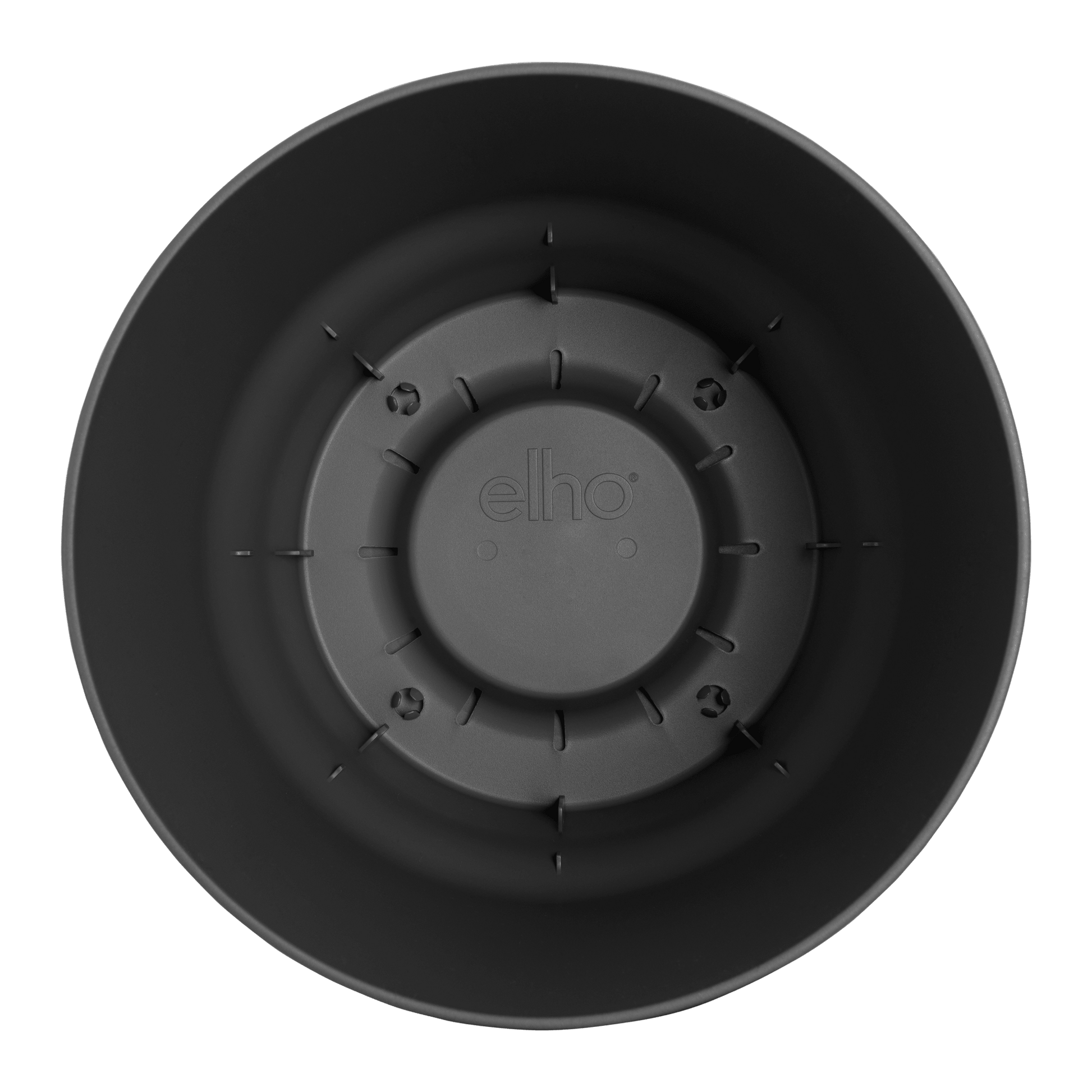 Pot elho Greenville Round zwart - D24 x H23 - Forestbloom