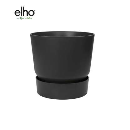 Pot elho Greenville Round zwart - D24 x H23 - Forestbloom