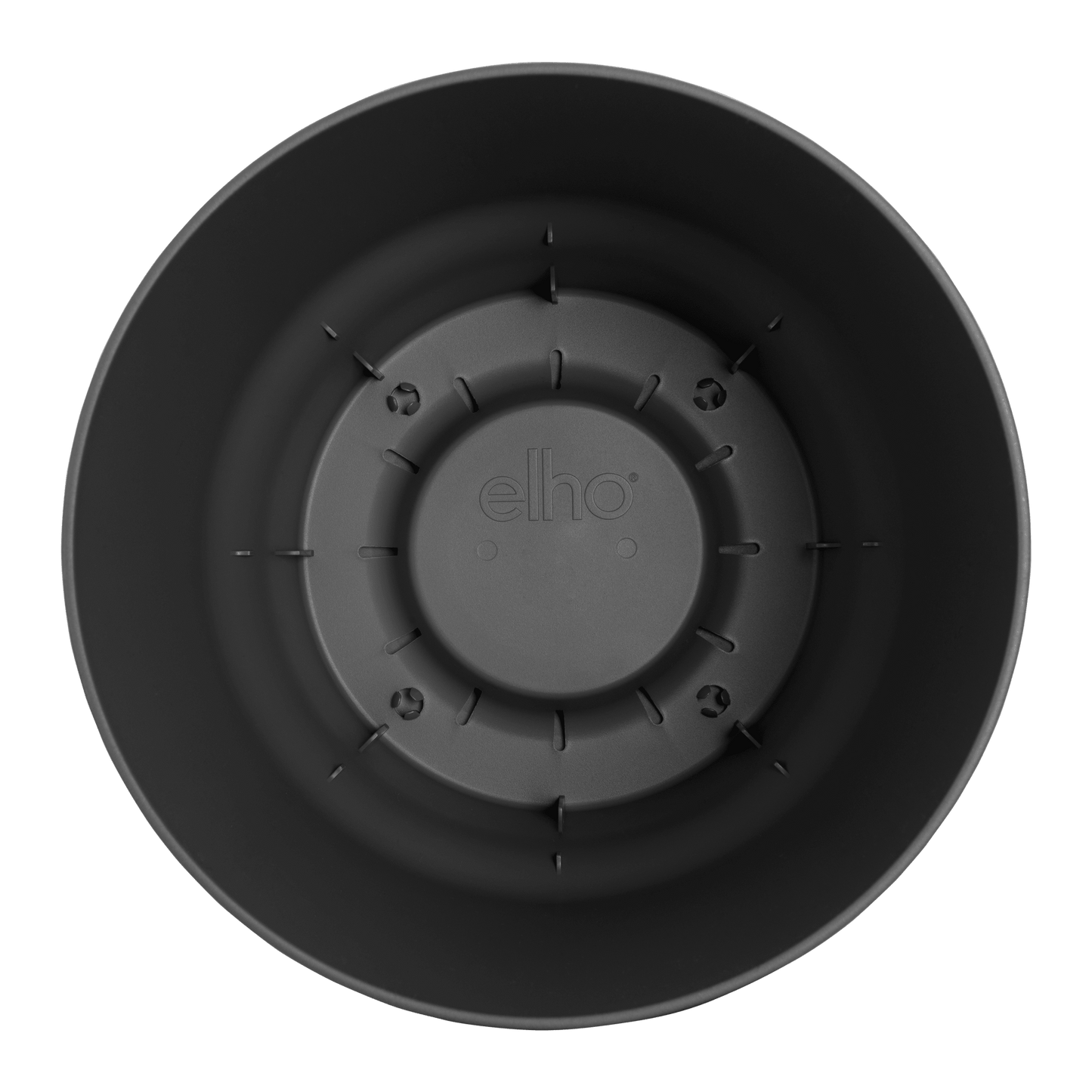 Pot elho Greenville Round zwart - D30 x H28 - Forestbloom