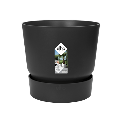 Pot elho Greenville Round zwart - D39 x H37 - Forestbloom