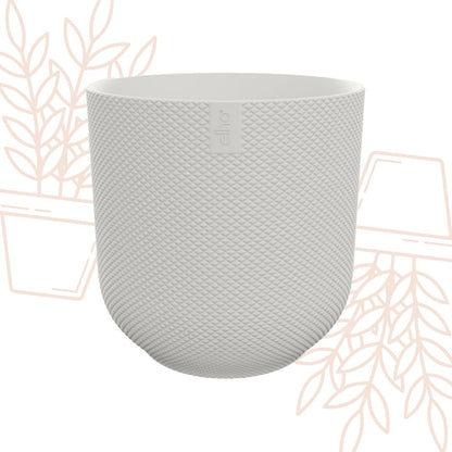 Pot elho Jazz Round wit - D14 x H13 - Forestbloom