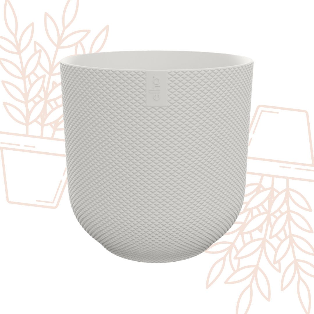 Pot elho Jazz Round wit - D19 x H18 - Forestbloom