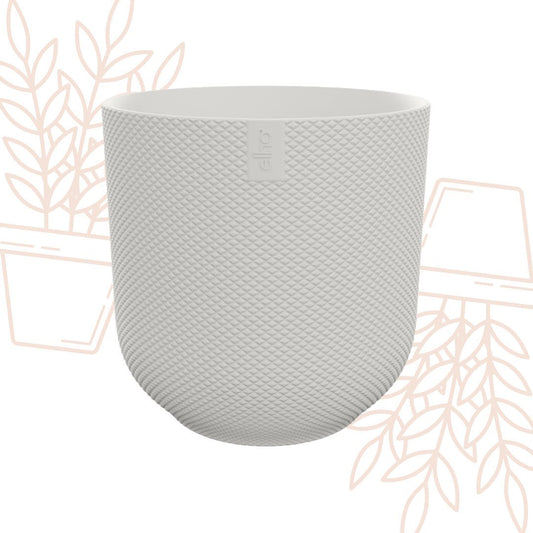 Pot elho Jazz Round wit - D26 x H24 - Forestbloom