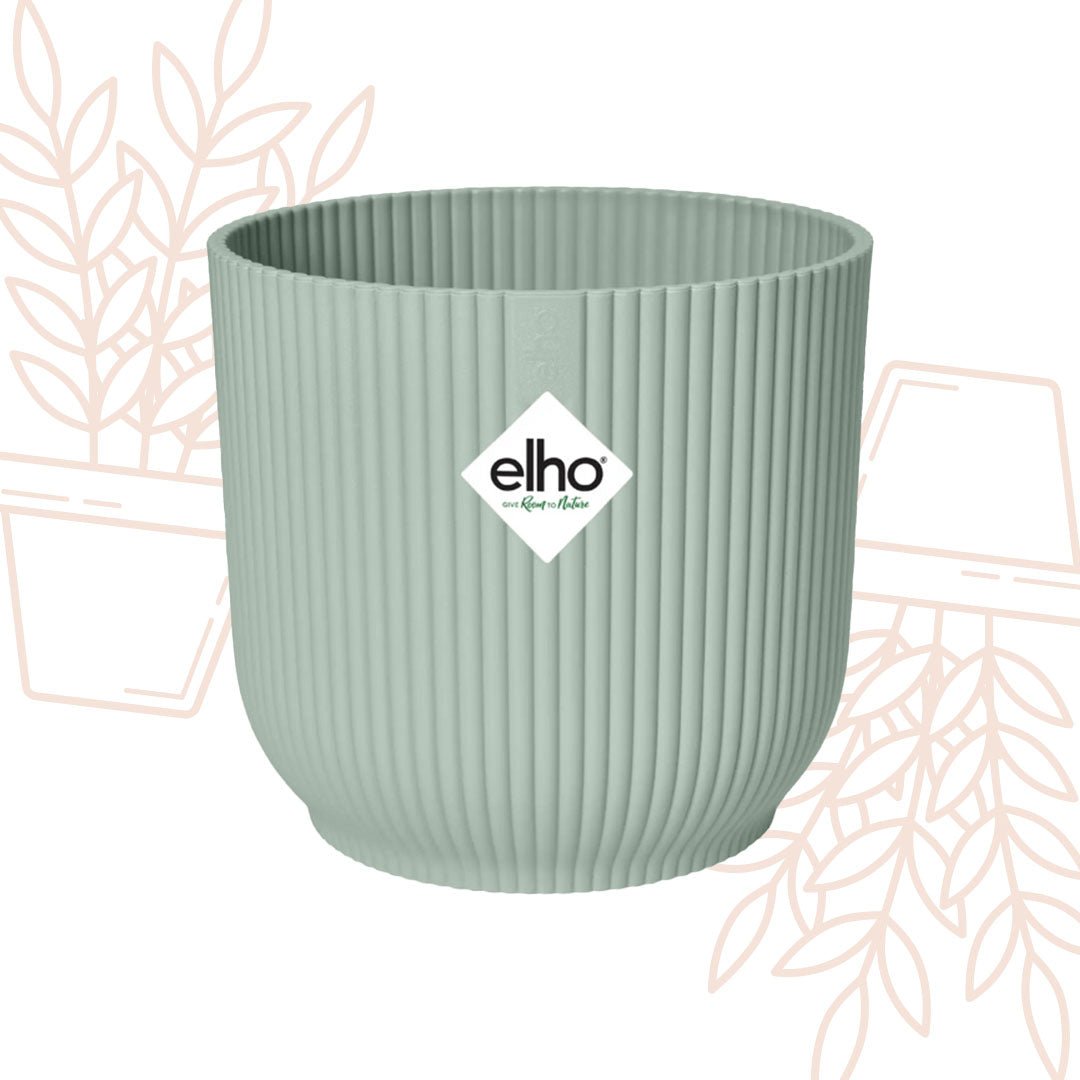 Pot elho Vibes Fold Round groen - D18 x H17 - Forestbloom