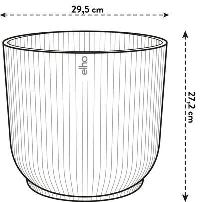 Pot elho Vibes Fold Round wit - D30 x H27 - Forestbloom