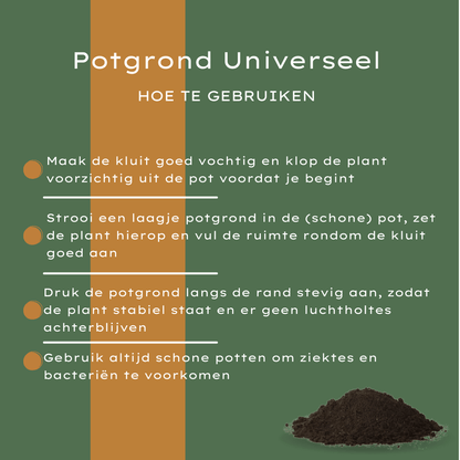 Potgrond Universeel 30 Liter – Voor Binnen- en Buitenplanten - Forestbloom