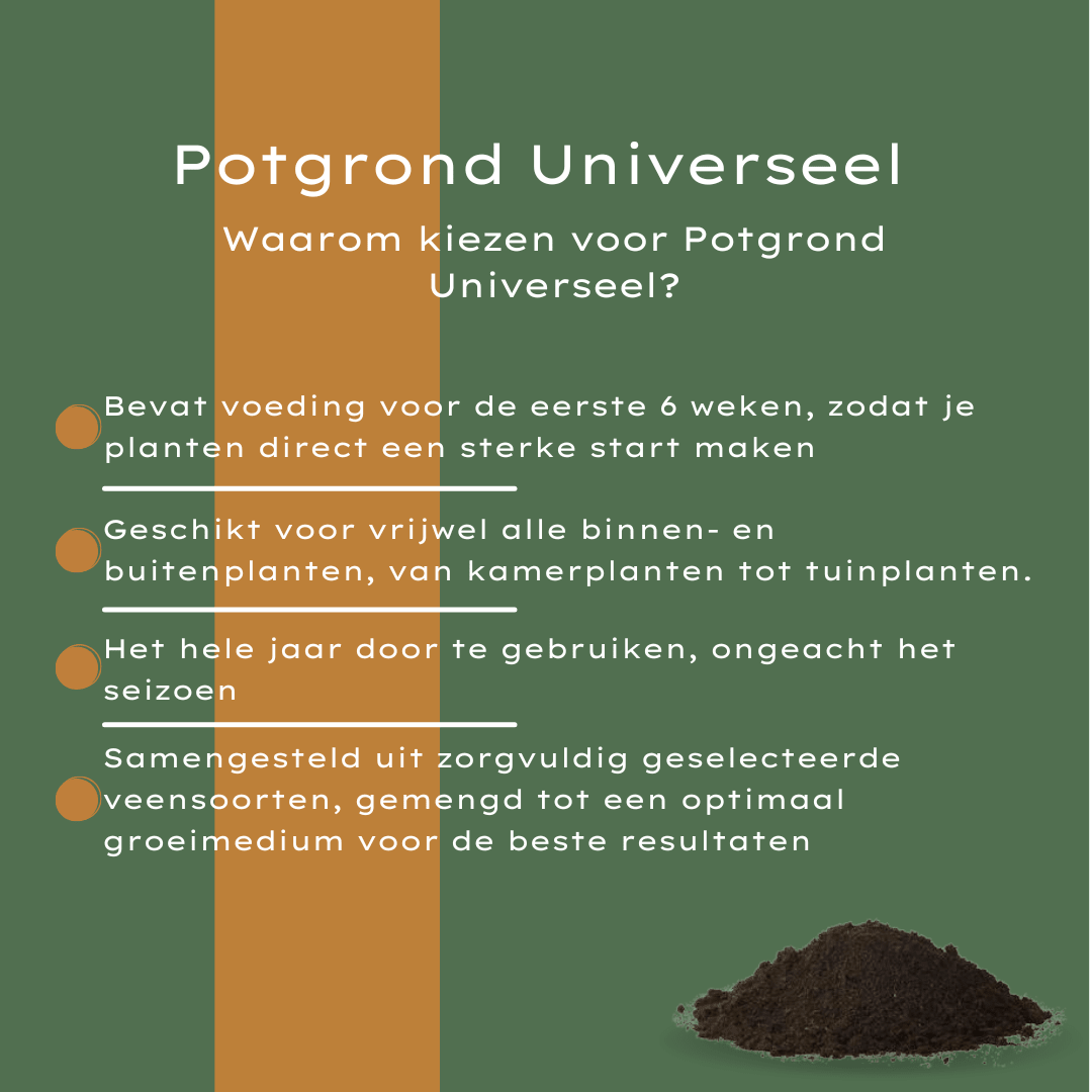 Potgrond Universeel 30 Liter – Voor Binnen- en Buitenplanten - Forestbloom