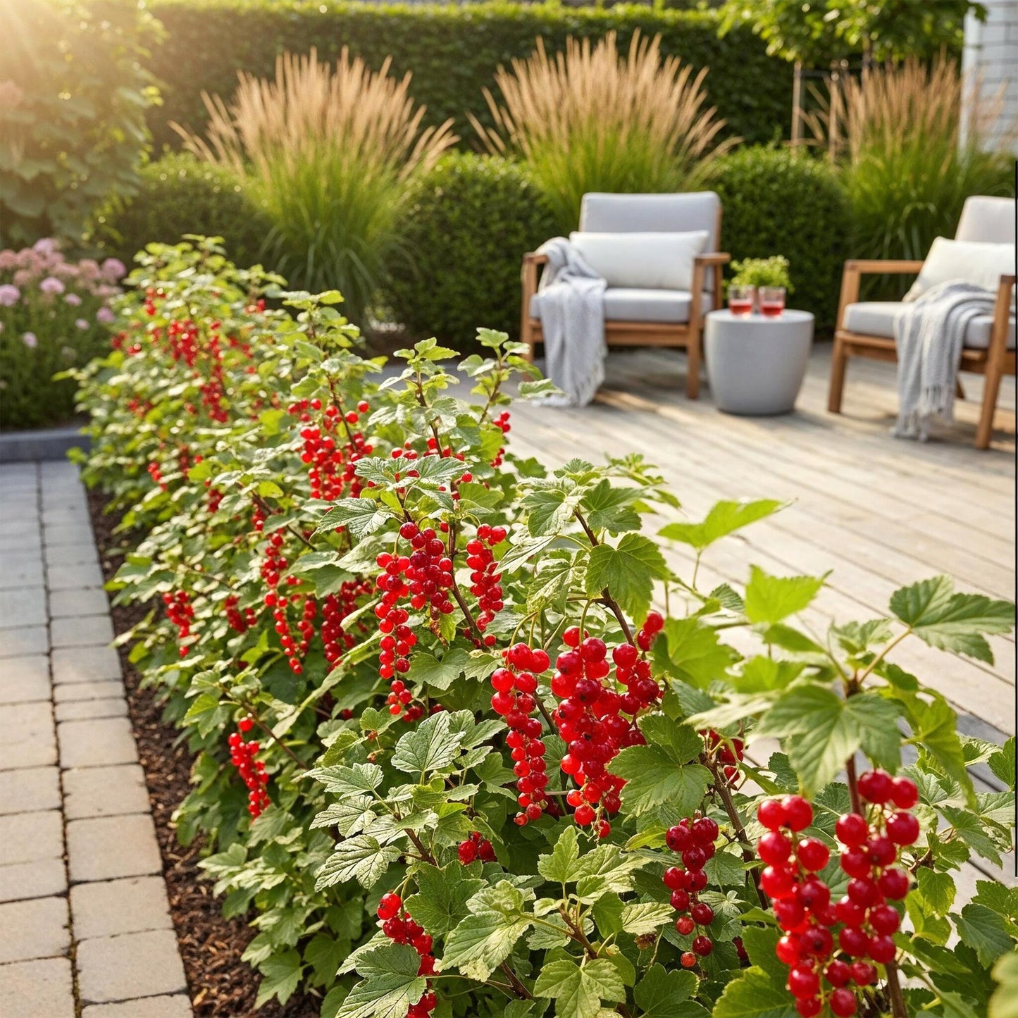 Rode Bes - Ribes rubrum Jonkheer van Tets - Winterhard - 6 Planten - Forestbloom