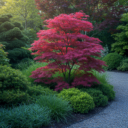 Terrasplant - Japanse Esdoorn - Acer palmatum Atropurpureum - Forestbloom