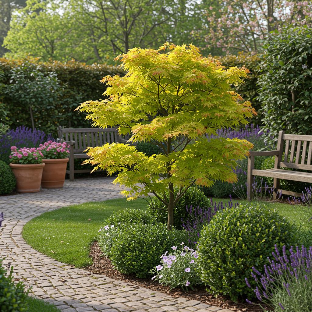 Terrasplant - Japanse Esdoorn - Acer palmatum Jordan - 2 Planten - Forestbloom