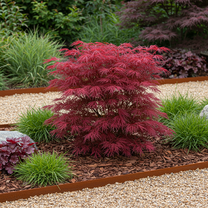 Terrasplant - Japanse Esdoorn - Acer palmatum Skeetsers Broom - 2 Planten - Forestbloom