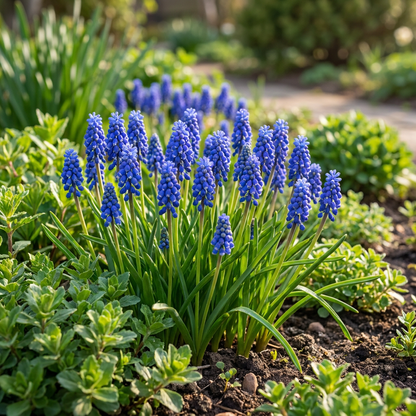 200x Muscari Armeniacum - Armeense druifhyacint - Blauw - Verwilderingsbol - Bolmaat 8/9