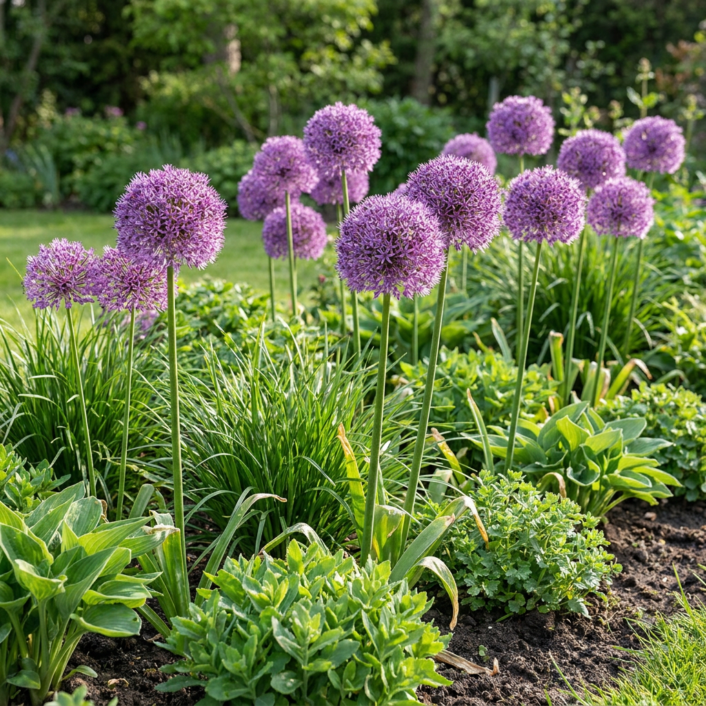 16x Allium Gladiator - Sierui - Paars - Zomerbloeier - Bolmaat 16/18