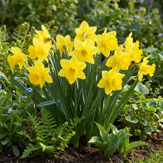 120x Narcissus Carlton - Gele narcis - Geel - Voorjaarsbloeier - Bolmaat 12/14