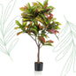 Kunstplant - Croton Codiaeum - Wonderstruik - 120 cm - Forest Plants