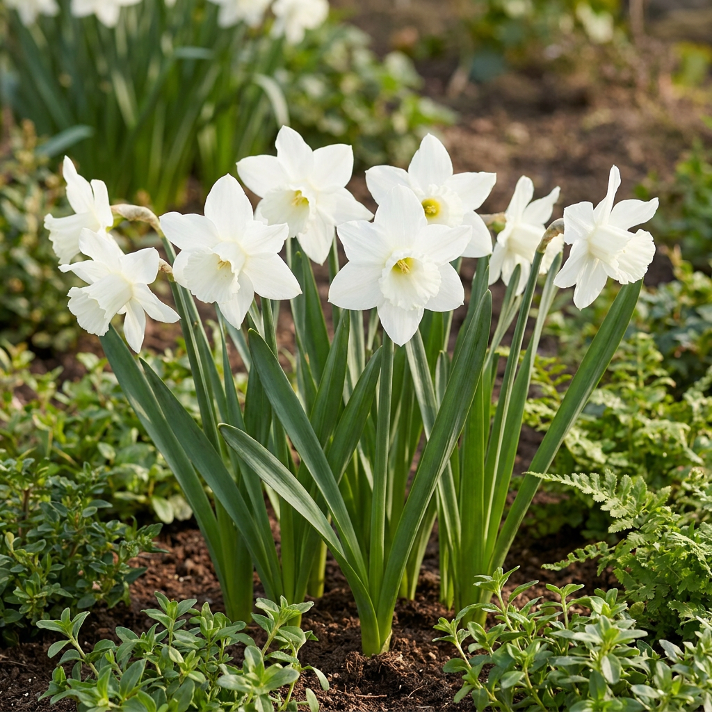 30x Narcissus Botanical White Mix - Botanische witte narcis mix - Wit - Voorjaarsbloeier - Bolmaat 10/12