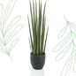 Kunstplant - Sanseveria Cylindrica - Vrouwentong - 70 cm - Forest Plants