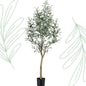 Kunst Olijfboom -  Olea europaea - Olijfboom - 140 cm - Forest Plants