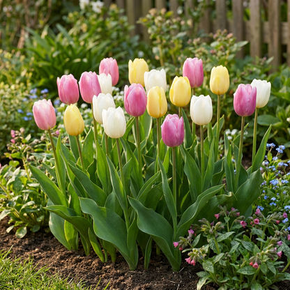 48x Tulipa Sorbet mix - Tulp Sorbet mix - Diversen - Voorjaarsbloeier - Bolmaat 11/12