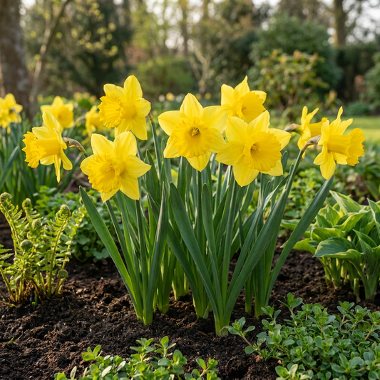 160x Narcissus Yellow - Gele narcis - Geel - Voorjaarsbloeier - Bolmaat 10/12