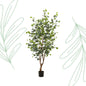Kunstplant - Eucalyptus - Blauwe Gomboom  - 140 cm - Forest Plants