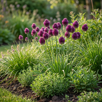 800x Allium Sphaerocephalon - Kogellook - Paars - Zomerbloeier - Bolmaat 5/6