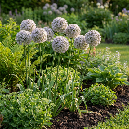 40x Allium Ping Pong - Sierui Ping Pong - Wit - Zomerbloeier - Bolmaat 6/7