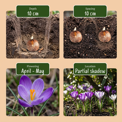 400x Bollenschadutuin - Diversen - Zomerbloeier - Bolmaat 10/12