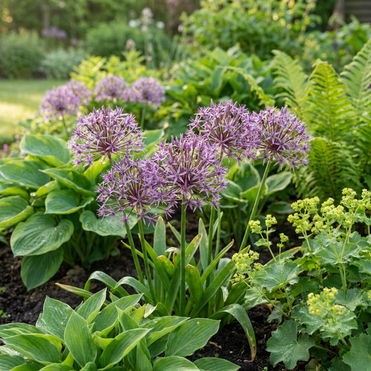 30x Allium Christophii - Sterrenlook - Paars - Zomerbloeier - Bolmaat 10/12