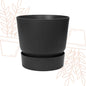 Elho Greenville Round black pot - D18 x H17