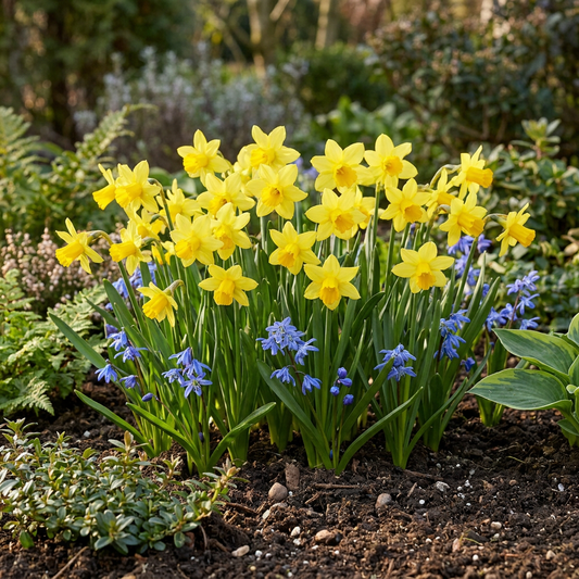 100x Narcissus Tete-A-Tete - Miniatuurnarcis - Geel - Voorjaarsbloeier - Bolmaat 10/11