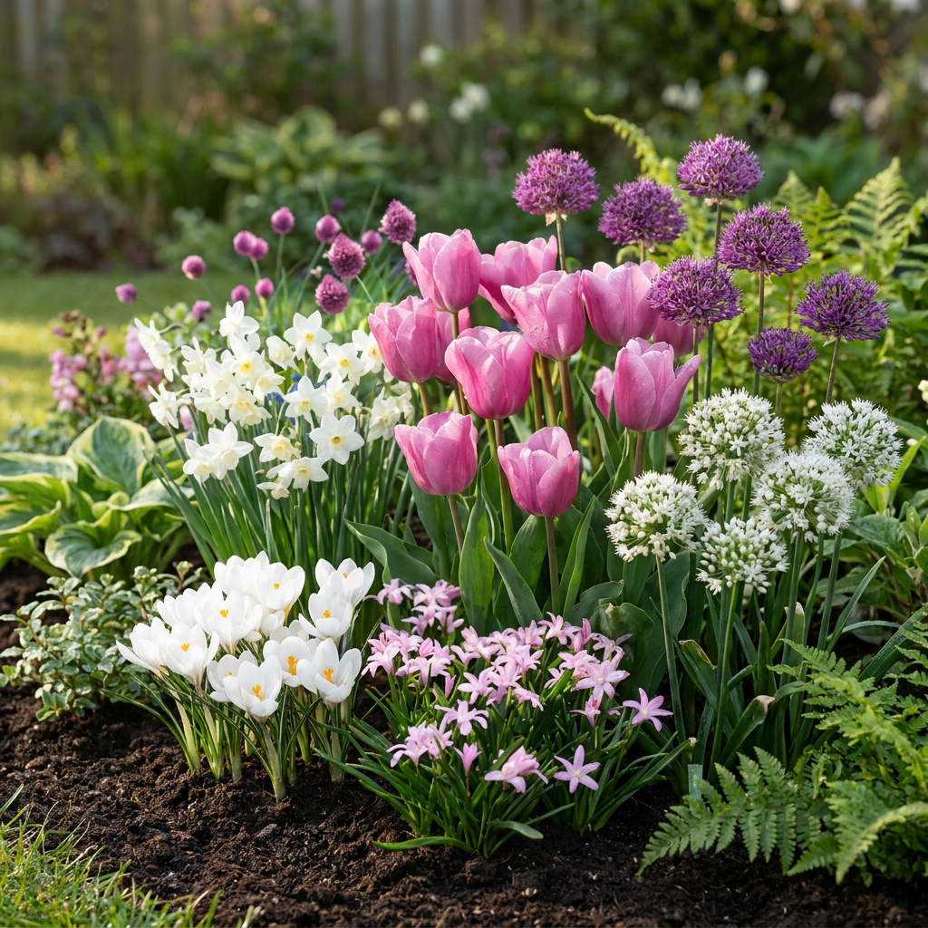 250x Bulb Garden Pink - Bollentuinroze - Diversen - Zomerbloeier - Bolmaat 10/12