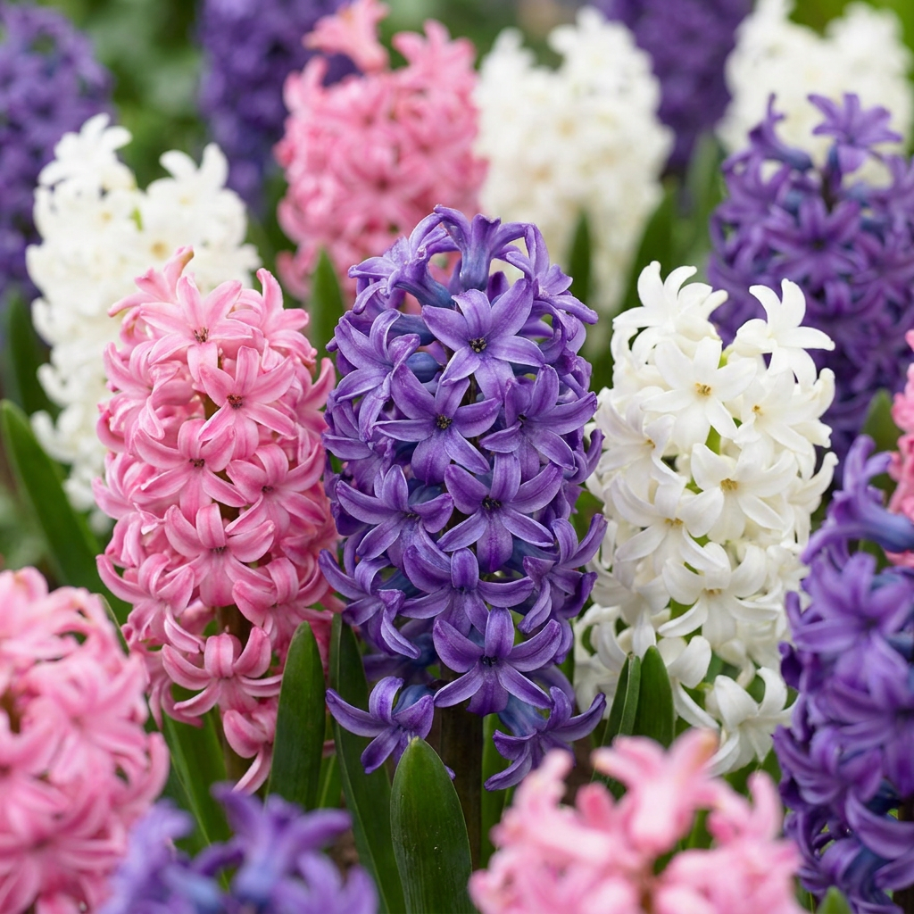 20x Hyacinthus Pastel mix - Pastel mix hyacint - Pastel - Voorjaarsbloeier - Bolmaat 14/15