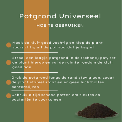 Potgrond Universeel 30 Liter – Voor Binnen- en Buitenplanten
