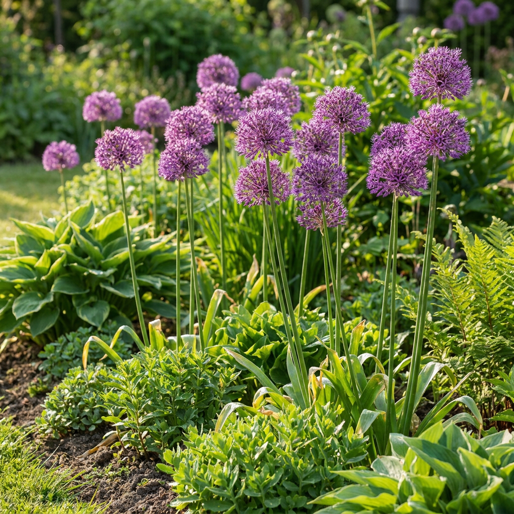 160x Allium Purple Rain - Sierui - Paars - Zomerbloeier - Bolmaat 10/12