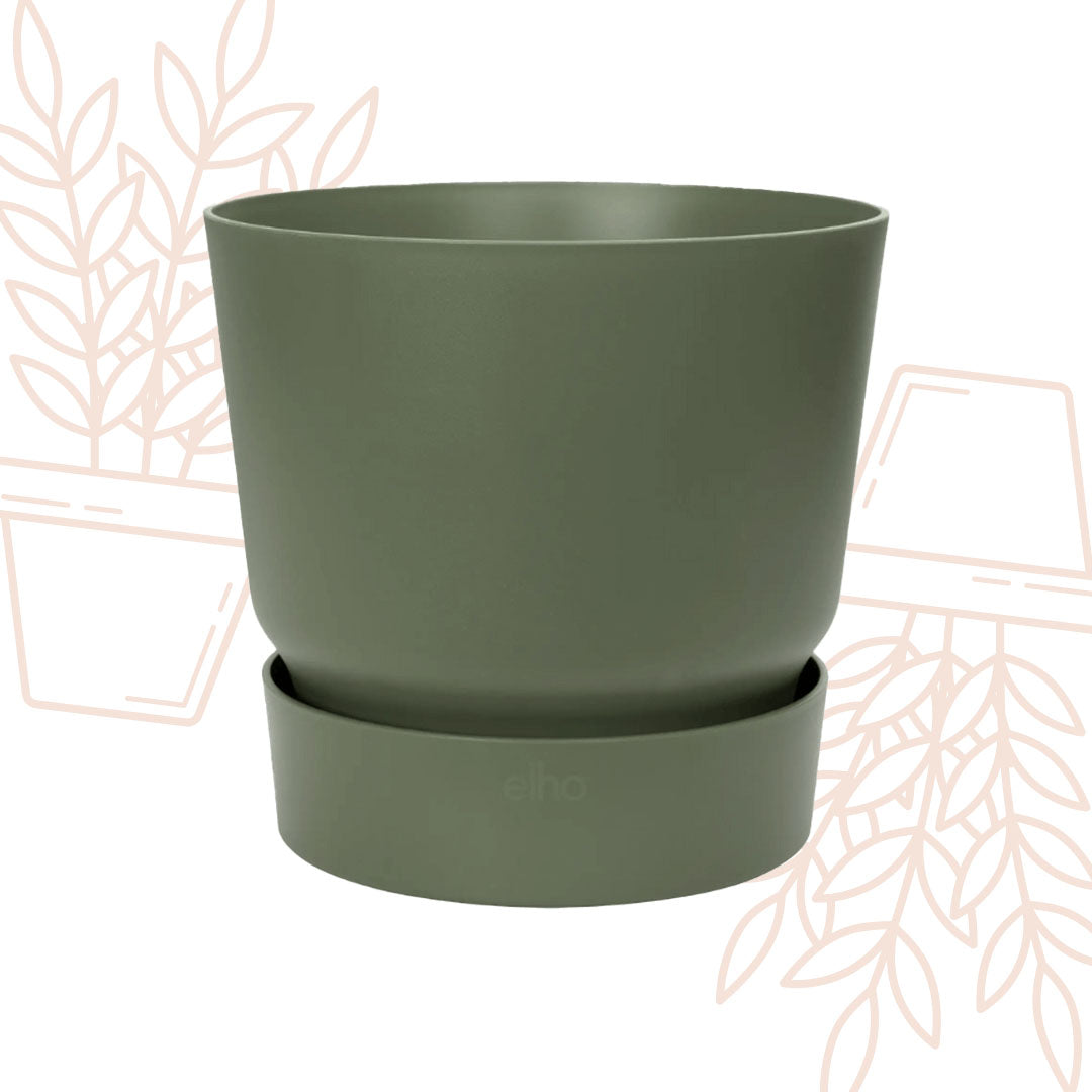 Pot elho Greenville Round green - D30 x H28