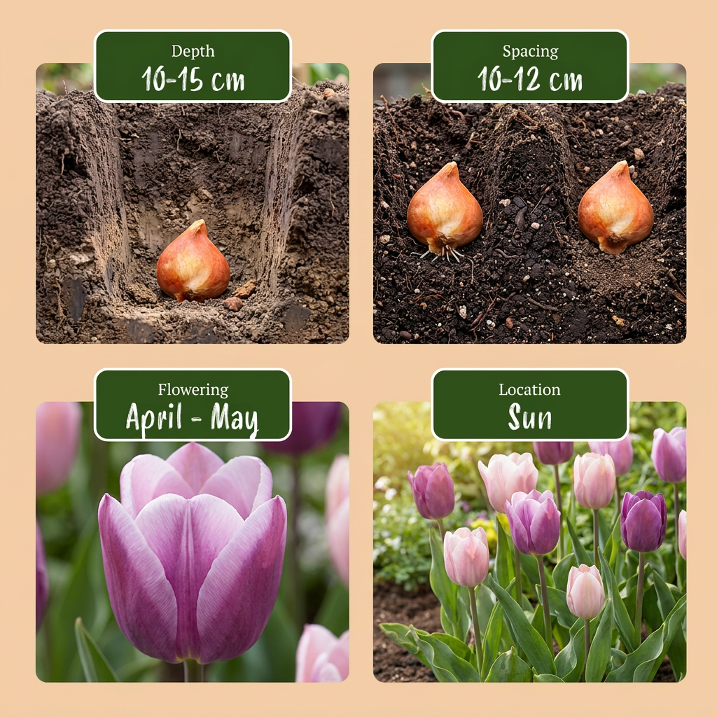 48x Tulipa Macron mix - Tulp Macron mix - Diversen - Voorjaarsbloeier - Bolmaat 11/12
