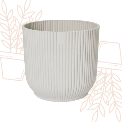 Pot elho Vibes Fold Round white - D14 x H13