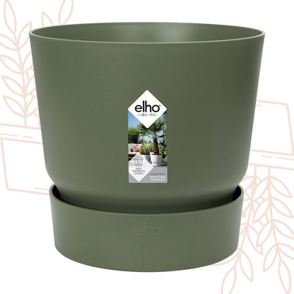 Pot elho Greenville Round green - D14 x H13
