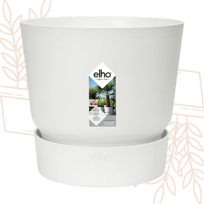 Pot elho Greenville Round white - D14 x H13