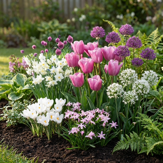 500x Bulb Garden Pink - Bollentuinroze - Diversen - Zomerbloeier - Bolmaat 10/12