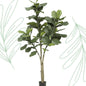Kunstplant - Ficus Lyrata - Tabaksplant - 180 cm - Forest Plants