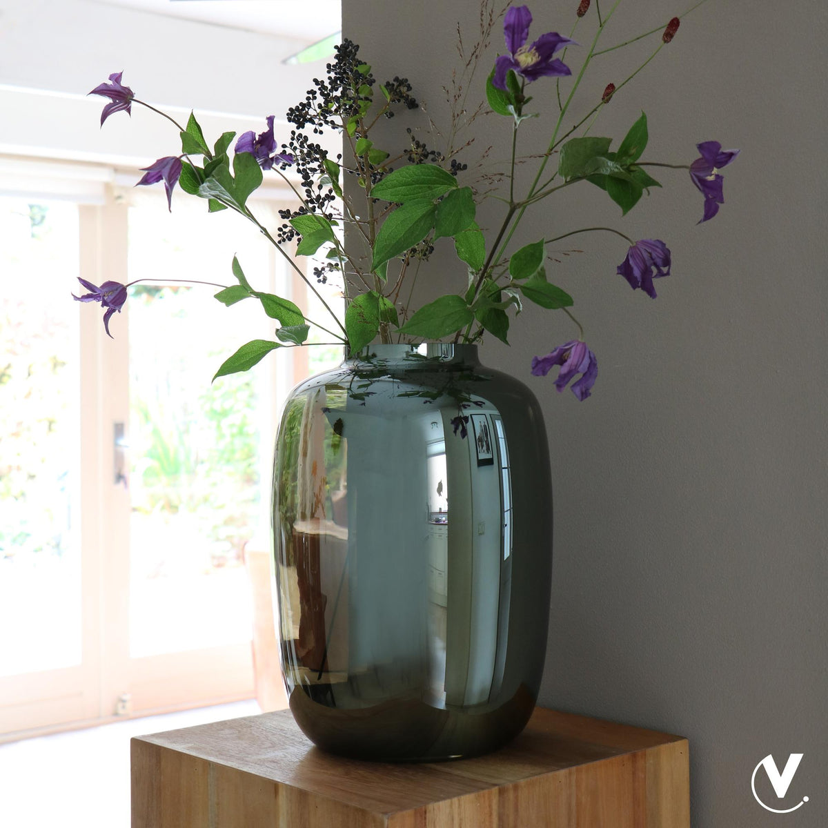 Vaas glas - Grey - Artic - M - H35 W25