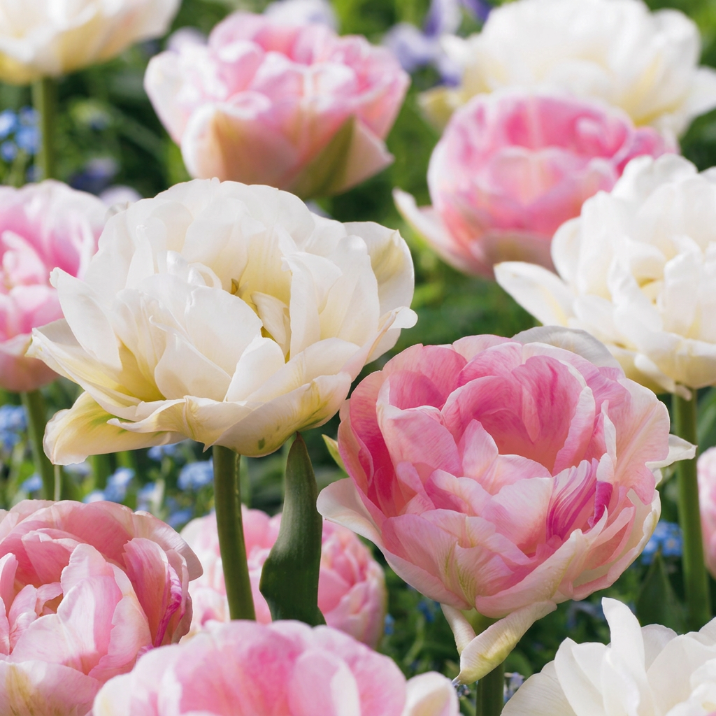 48x Tulipa Double Sensation - Gevulde tulp - Diversen - Voorjaarsbloeier - Bolmaat 11/12