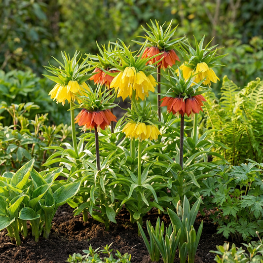 24x Fritillaria Imperialis Mix - Keizerskroon mix - Diversen - Voorjaarsbloeier - Bolmaat 18/20