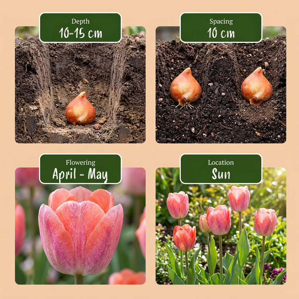 80x Tulipa Positive Vibe - Tulp Positive Vibe - Diversen - Voorjaarsbloeier - Bolmaat 11/12