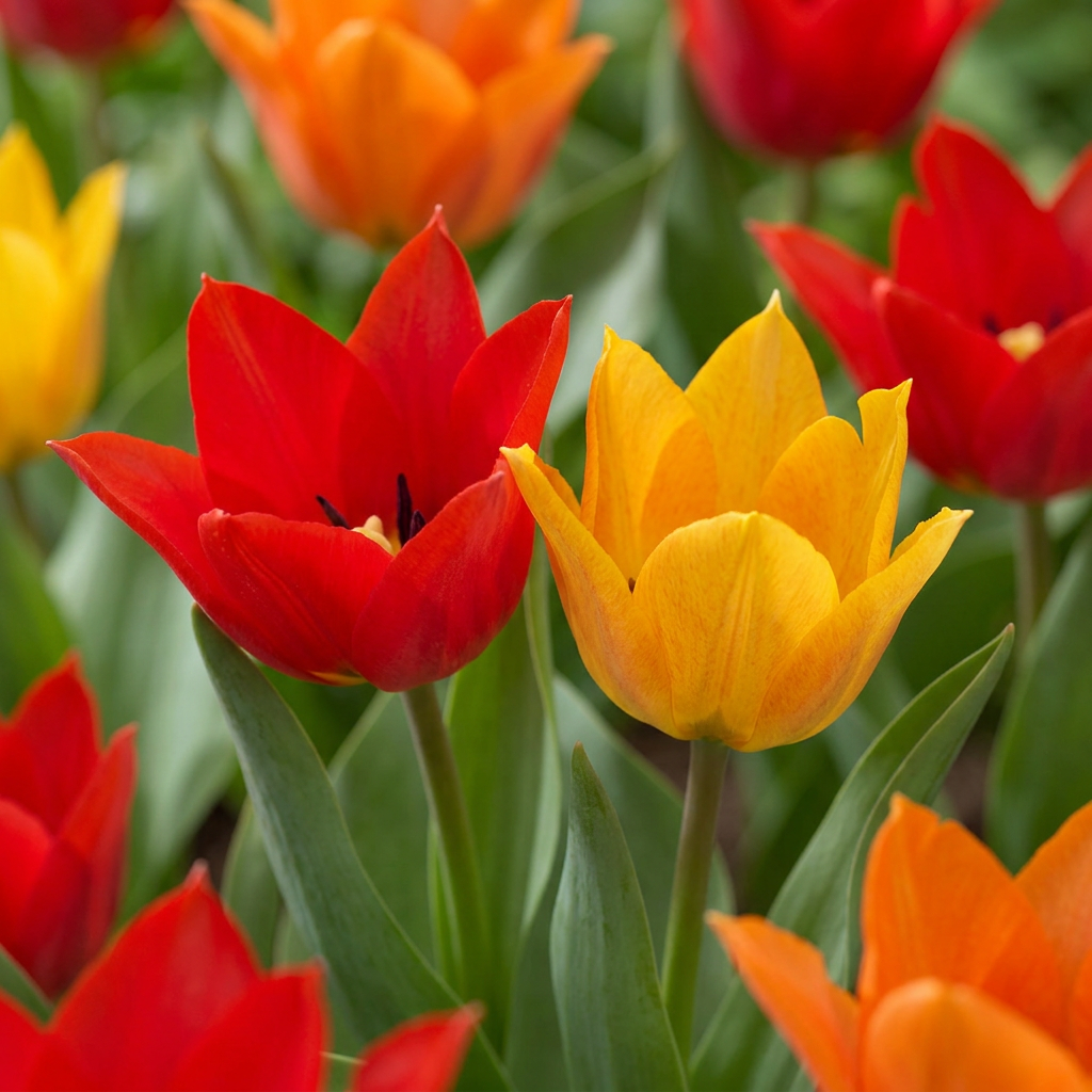 50x Tulipa Praestans Mix - Tulipa Praestans Mix - Diversen - Voorjaarsbloeier - Bolmaat 8/9
