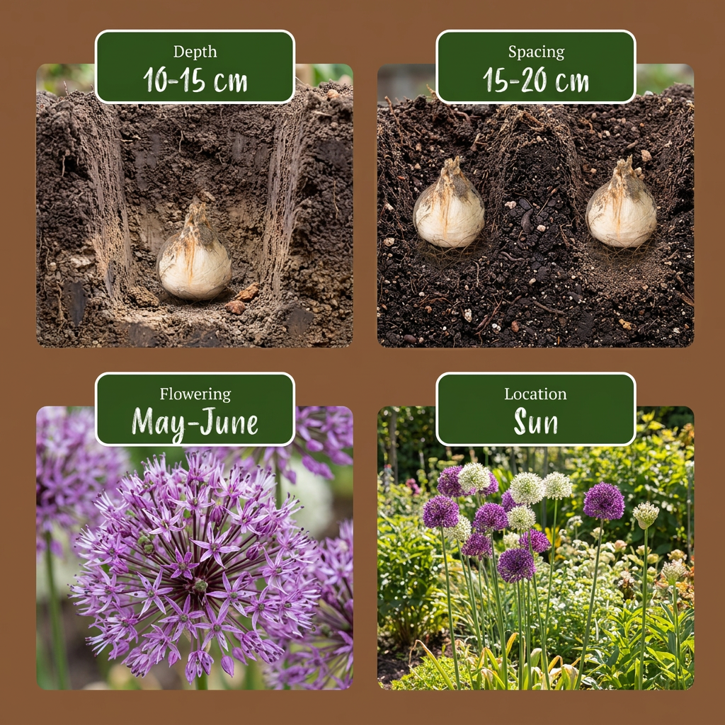30x Allium Purple - White Mix - Sierui paars-wit mengsel - Paars en Wit - Zomerbloeier - Bolmaat 10/12