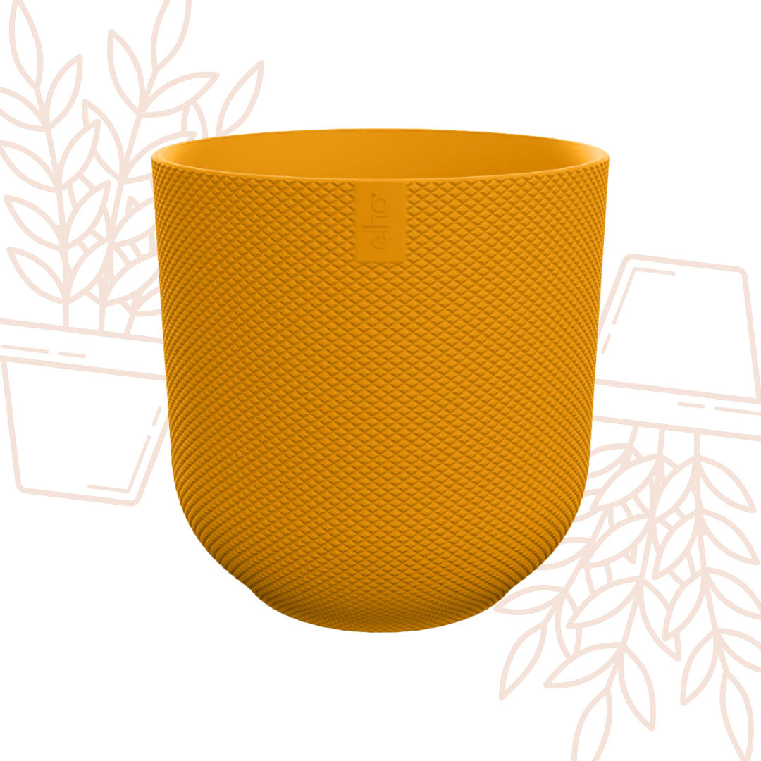 Pot elho Jazz Round amber yellow - D14 x H13