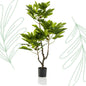 Kunstplant - Ficus Carica - Vijgenboom - 95 cm - Forest Plants